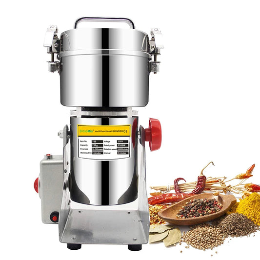 BioloMix 800g 700g Cereali Spezie Erbe Aromatiche Cereali Caffè Cibo Secco Macina Mulino Macchina per Macinazione Mulino per Farina Polvere Frantoio