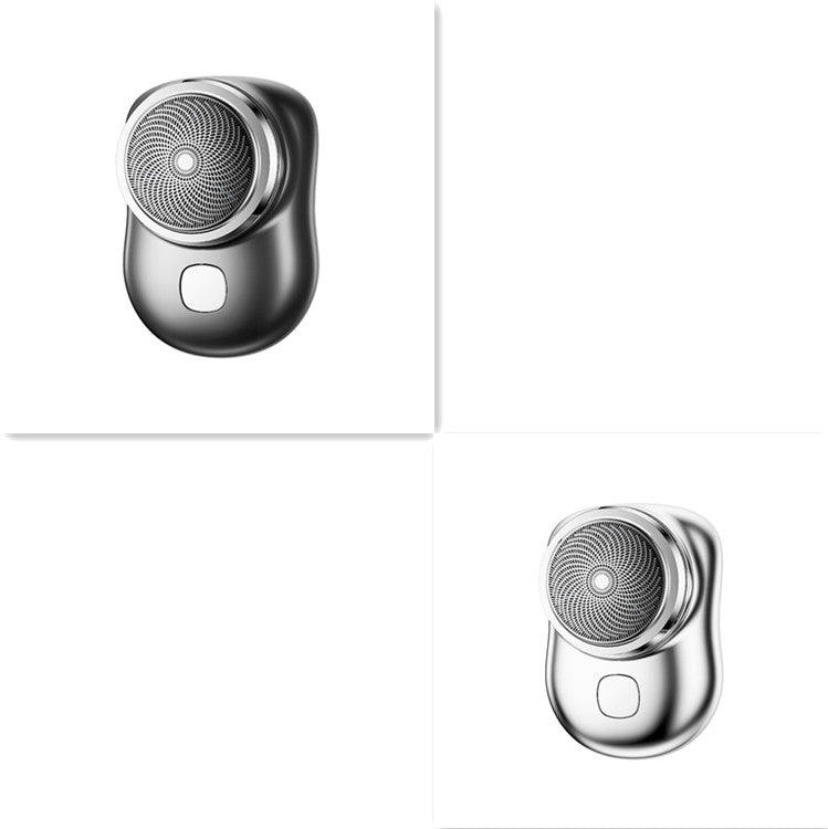Mini rasoio elettrico portatile senza fili ricaricabile USB per il viso, rasatura di piccole dimensioni, per uomo, bagnato e asciutto, indolore