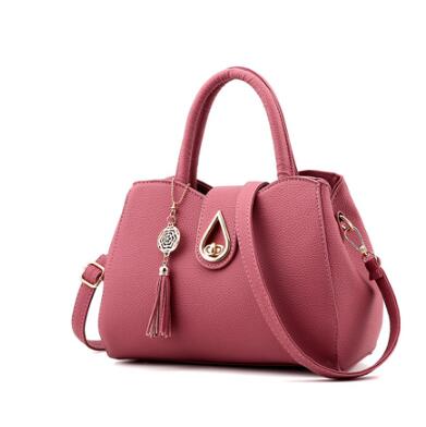 Borsa a mano da donna, borsa da donna con nappe, borsa a tracolla in pelle PU di alta qualità, borsa da donna