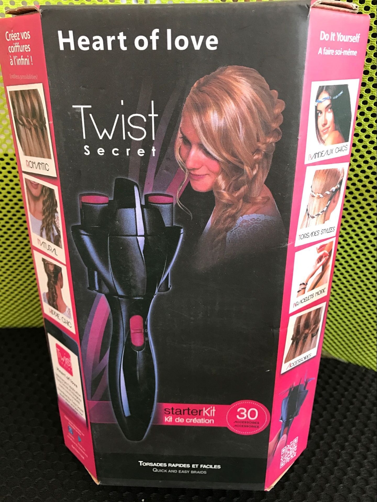 Macchina per trecce elettrica USB, strumento per lo styling fai da te con rullo magico, strumento per lo styling dei capelli, creatore di chignon