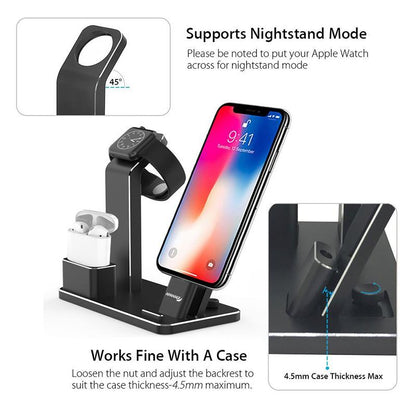 SUPPORTO DI RICARICA PER AIRPODS 4 IN 1
