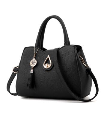Borsa a mano da donna, borsa da donna con nappe, borsa a tracolla in pelle PU di alta qualità, borsa da donna