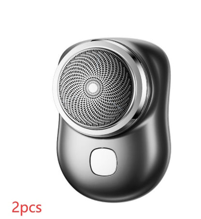 Mini rasoio elettrico portatile senza fili ricaricabile USB per il viso, rasatura di piccole dimensioni, per uomo, bagnato e asciutto, indolore