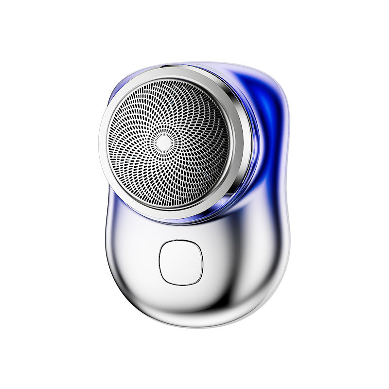 Mini rasoio elettrico portatile senza fili ricaricabile USB per il viso, rasatura di piccole dimensioni, per uomo, bagnato e asciutto, indolore