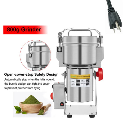 BioloMix 800g 700g Cereali Spezie Erbe Aromatiche Cereali Caffè Cibo Secco Macina Mulino Macchina per Macinazione Mulino per Farina Polvere Frantoio