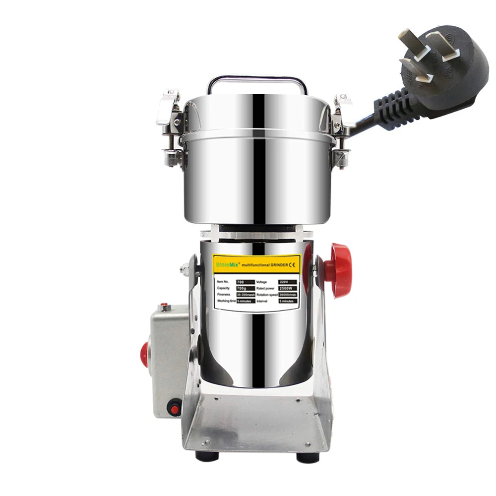 BioloMix 800g 700g Cereali Spezie Erbe Aromatiche Cereali Caffè Cibo Secco Macina Mulino Macchina per Macinazione Mulino per Farina Polvere Frantoio