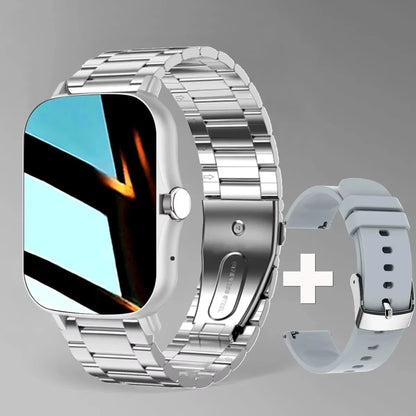 LAXASFIT 2025 Nuovo Smartwatch per Uomo Donna Regalo Schermo Touch Completo Orologio Sportivo Fitness Bluetooth Chiamata Smartwatch Digitale