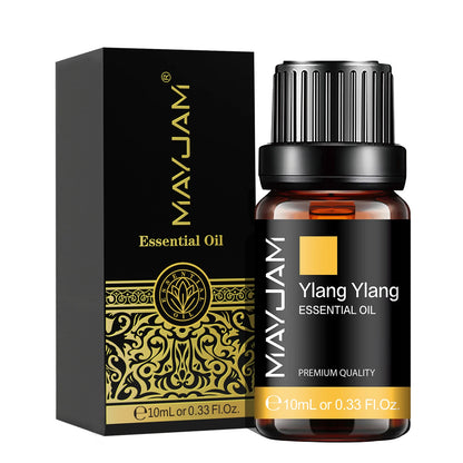 MAYJAM 10ML Olio essenziale Lavanda Gelsomino Eucalipto Vaniglia Sandalo Bergamotto Rosmarino Citronella Cannella Olio profumato