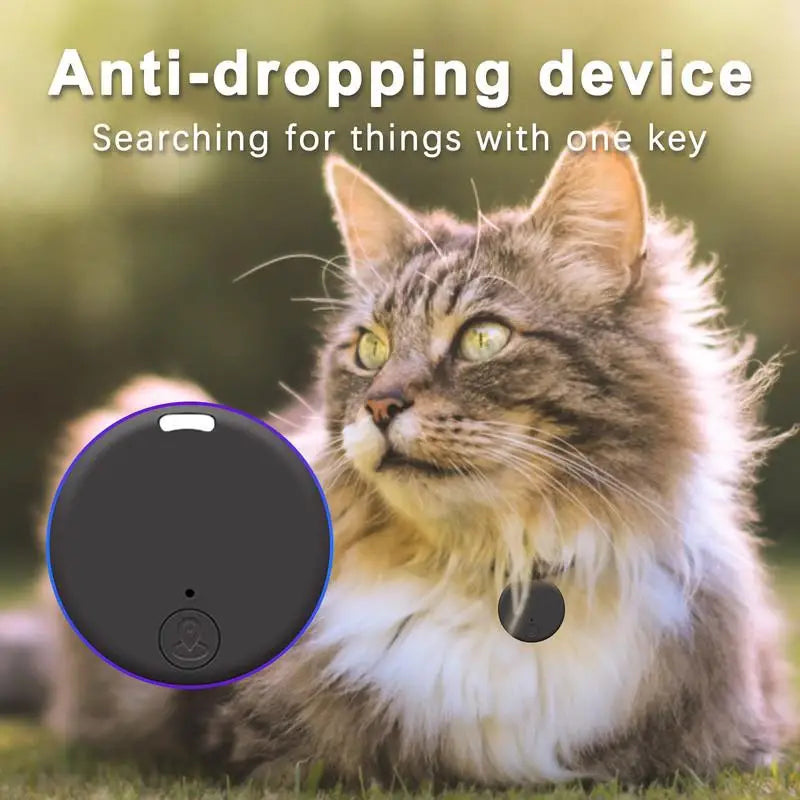 Mini localizzatore GPS anti-smarrimento con allarme, portachiavi, tag intelligente, compatibile con Bluetooth, portachiavi tracciante per cani, animali domestici e bambini, localizzatore di chiavi