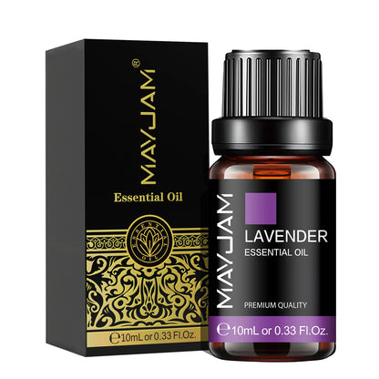 MAYJAM 10ML Olio essenziale Lavanda Gelsomino Eucalipto Vaniglia Sandalo Bergamotto Rosmarino Citronella Cannella Olio profumato