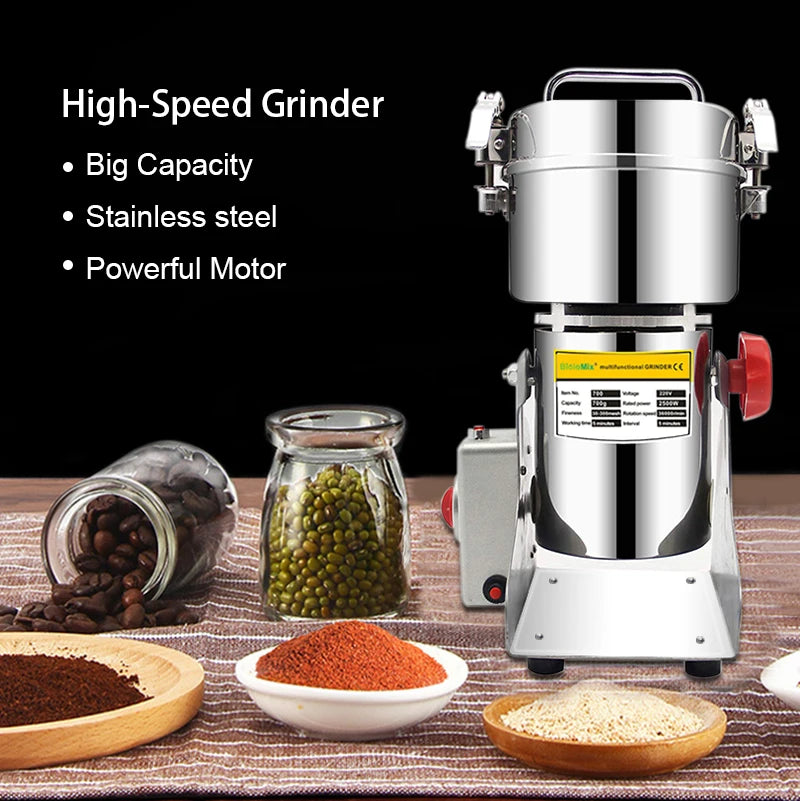 BioloMix 800g 700g Cereali Spezie Erbe Aromatiche Cereali Caffè Cibo Secco Macina Mulino Macchina per Macinazione Mulino per Farina Polvere Frantoio
