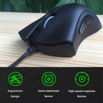 Mouse da gioco cablato Razer Purgatory Viper Standard Edition 6400DPI Merchandising di marca Regalo di compleanno Laurea Vendita all'ingrosso