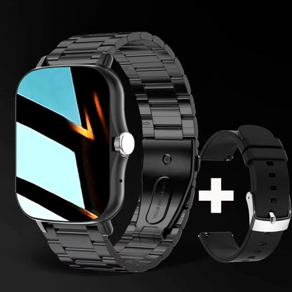 LAXASFIT 2025 Nuovo Smartwatch per Uomo Donna Regalo Schermo Touch Completo Orologio Sportivo Fitness Bluetooth Chiamata Smartwatch Digitale
