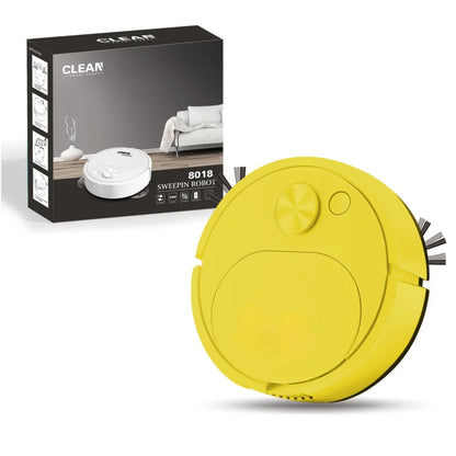 NUOVO robot aspirapolvere USB 3 in 1 Smart Wireless 1500Pa Pulizia a trascinamento Spazzapavimenti per casa e ufficio