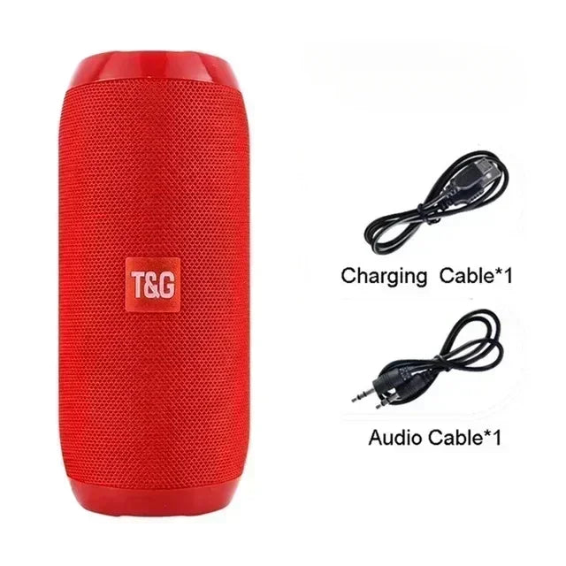 Altoparlante portatile wireless compatibile con Bluetooth Subwoofer Altoparlante esterno impermeabile Supporto stereo surround Radio FM TF