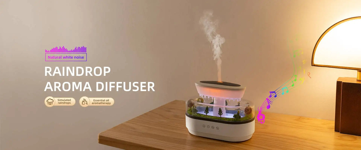Umidificatore d'aria dinamico Jellyfish da 250 ml, diffusore di oli essenziali, telecomando, umidificatore per camera da letto con 7 luci notturne colorate