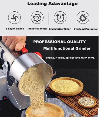 BioloMix 800g 700g Cereali Spezie Erbe Aromatiche Cereali Caffè Cibo Secco Macina Mulino Macchina per Macinazione Mulino per Farina Polvere Frantoio