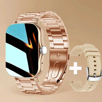 LAXASFIT 2025 Nuovo Smartwatch per Uomo Donna Regalo Schermo Touch Completo Orologio Sportivo Fitness Bluetooth Chiamata Smartwatch Digitale