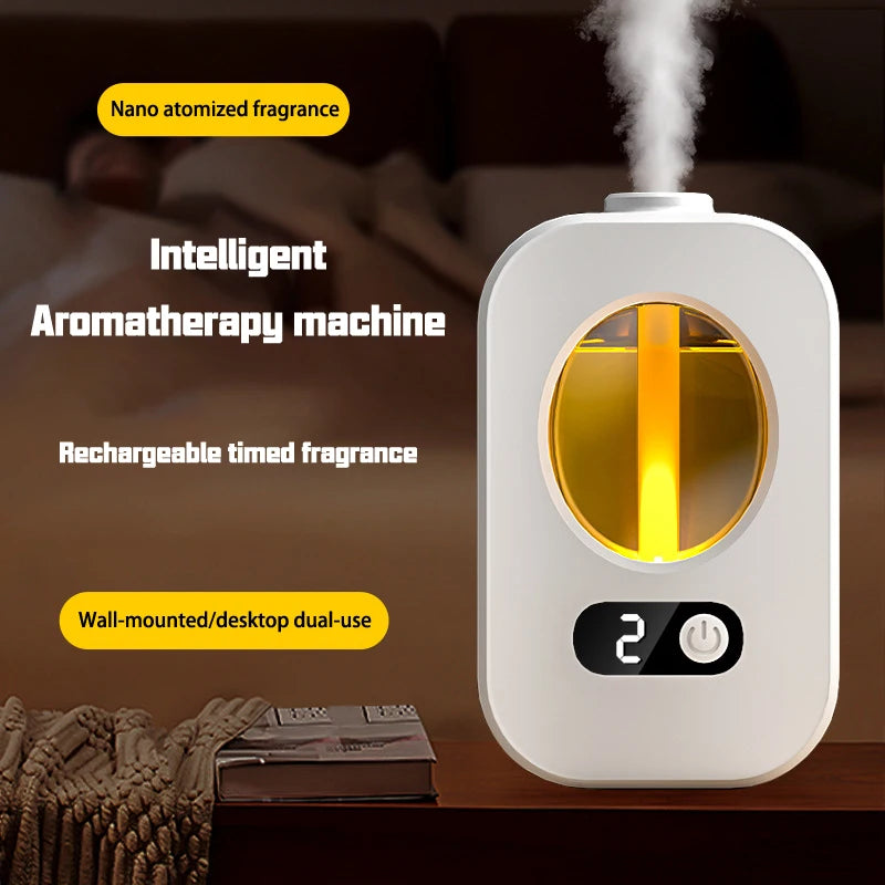 Diffusore automatico di aromi, macchina per aromaterapia, profumatore per ambienti, deodorante per ambienti, dispenser di oli essenziali per bagno e WC, umidificatore