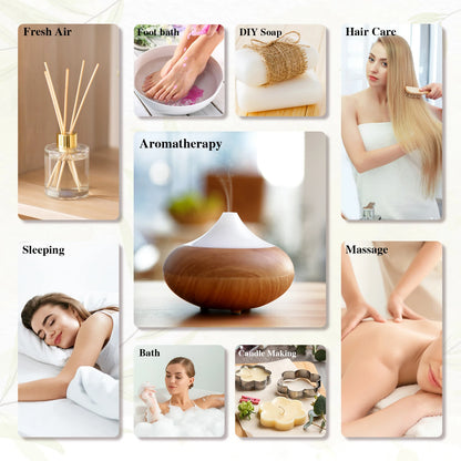 MAYJAM 10ML Olio essenziale Lavanda Gelsomino Eucalipto Vaniglia Sandalo Bergamotto Rosmarino Citronella Cannella Olio profumato