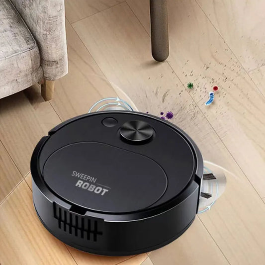 NUOVO robot aspirapolvere USB 3 in 1 Smart Wireless 1500Pa Pulizia a trascinamento Spazzapavimenti per casa e ufficio