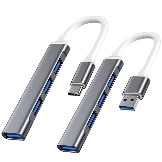 Adattatore multi-splitter USB C HUB 3.0 Tipo C 3.1 a 4 porte OTG per Xiaomi Lenovo Macbook Pro 13 15 Air Pro PC Computer Accessories