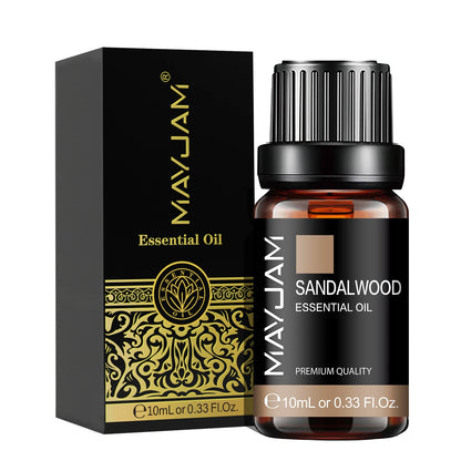 MAYJAM 10ML Olio essenziale Lavanda Gelsomino Eucalipto Vaniglia Sandalo Bergamotto Rosmarino Citronella Cannella Olio profumato