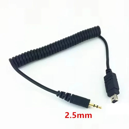2.5 3.5 Remote Shutter Release Cable Connecting for Nikon Z7 Z6 Z5 D780 D750 D7100 D5500 D5300 D600 D610 D90 As 3N N3 DC2 CableM