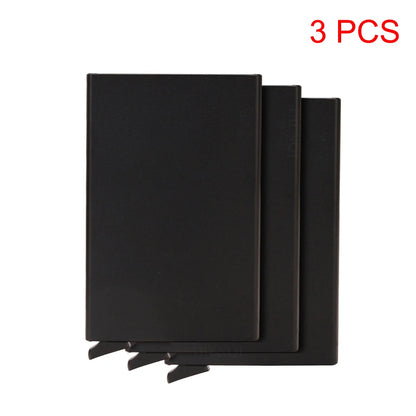 Portafoglio RFID Smart Porta Carte Metallo Sottile Uomo Donna Portafogli Pop Up Minimalista Piccolo Portafoglio Nero Valigetta per Uomo