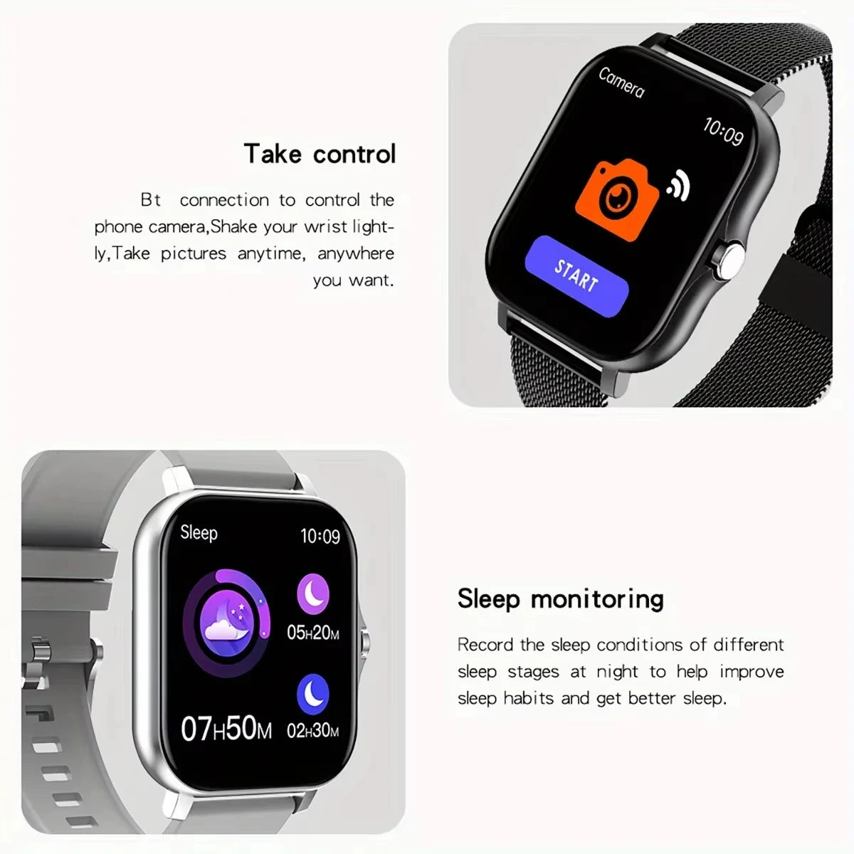 LAXASFIT 2025 Nuovo Smartwatch per Uomo Donna Regalo Schermo Touch Completo Orologio Sportivo Fitness Bluetooth Chiamata Smartwatch Digitale