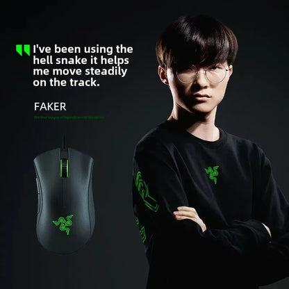 Mouse da gioco cablato Razer Purgatory Viper Standard Edition 6400DPI Merchandising di marca Regalo di compleanno Laurea Vendita all'ingrosso