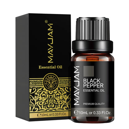 MAYJAM 10ML Olio essenziale Lavanda Gelsomino Eucalipto Vaniglia Sandalo Bergamotto Rosmarino Citronella Cannella Olio profumato
