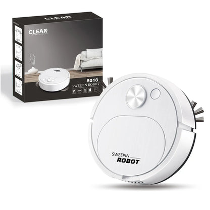NUOVO robot aspirapolvere USB 3 in 1 Smart Wireless 1500Pa Pulizia a trascinamento Spazzapavimenti per casa e ufficio