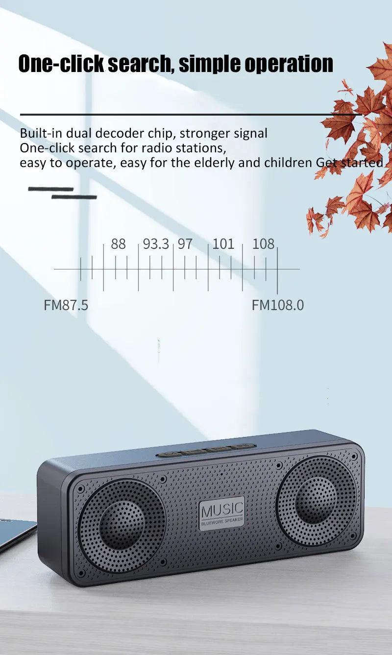 S18 Altoparlante intelligente Bluetooth creativo wireless per telefono cellulare, audio per computer, subwoofer, radio comoda per esterni