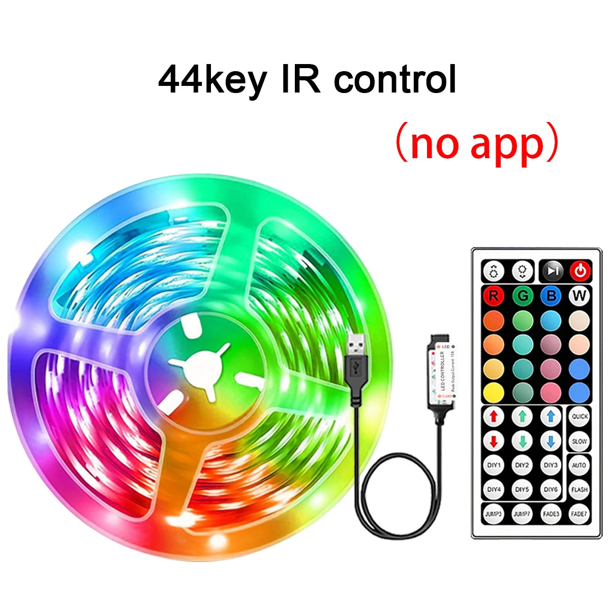 Strisce luminose a LED RGB da 5 m, 10 m, 20 m, 30 m, luci per ambienti a LED con controllo APP, nastro flessibile, nastro LED per la decorazione della camera da letto