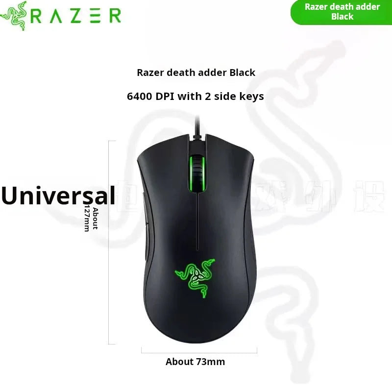 Mouse da gioco cablato Razer Purgatory Viper Standard Edition 6400DPI Merchandising di marca Regalo di compleanno Laurea Vendita all'ingrosso