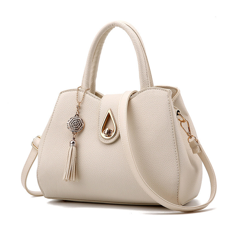 Borsa a mano da donna, borsa da donna con nappe, borsa a tracolla in pelle PU di alta qualità, borsa da donna