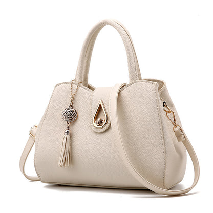 Borsa a mano da donna, borsa da donna con nappe, borsa a tracolla in pelle PU di alta qualità, borsa da donna