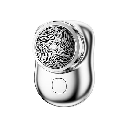 Mini rasoio elettrico portatile senza fili ricaricabile USB per il viso, rasatura di piccole dimensioni, per uomo, bagnato e asciutto, indolore